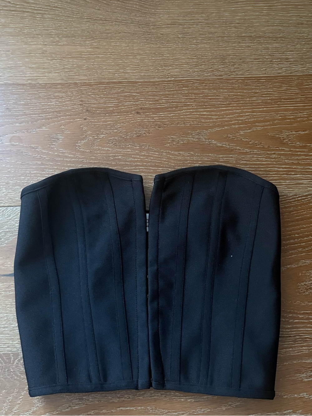 Hello Molly Black Strapless Corset Top